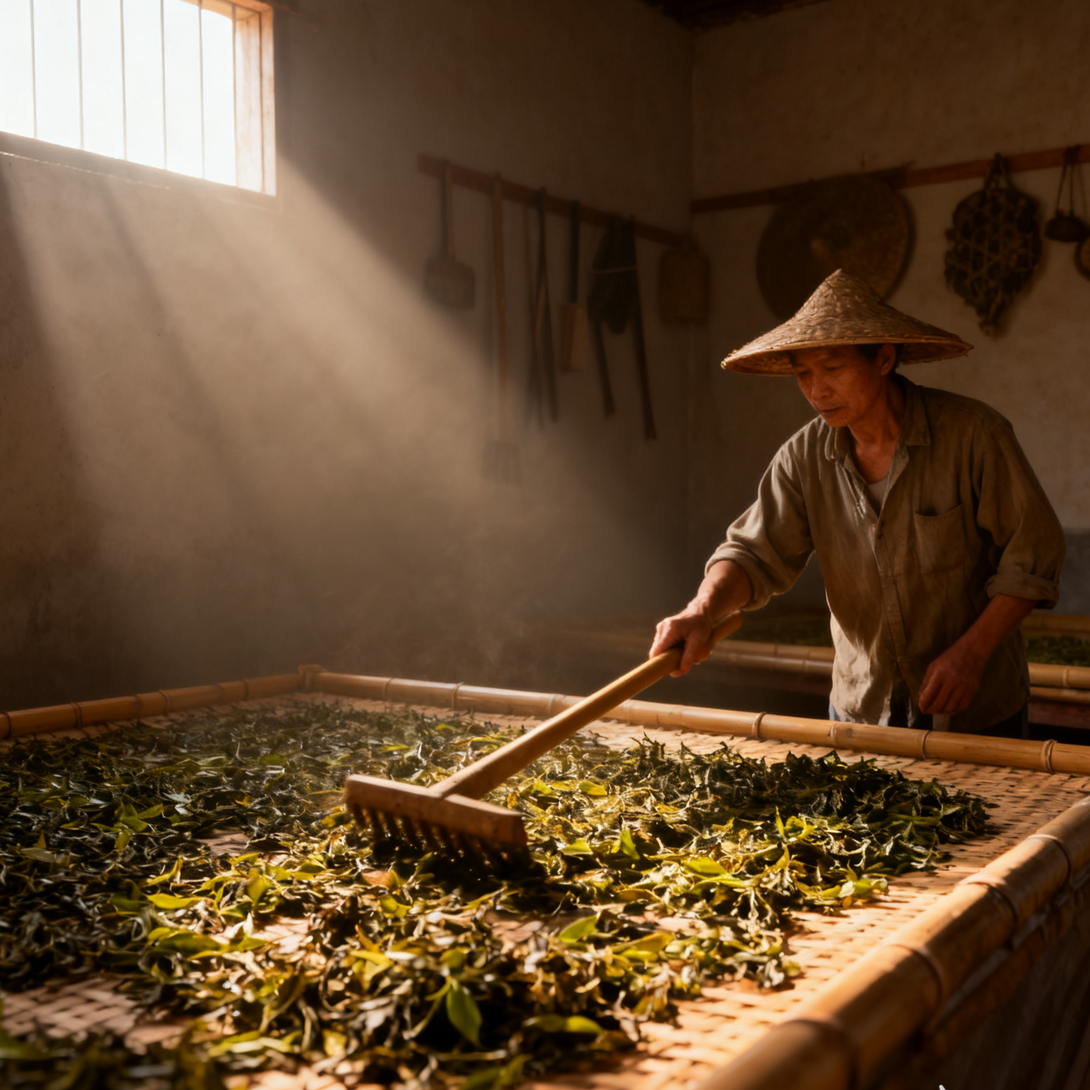 Premium Laocong Narcissus Rock Tea in gaiwan