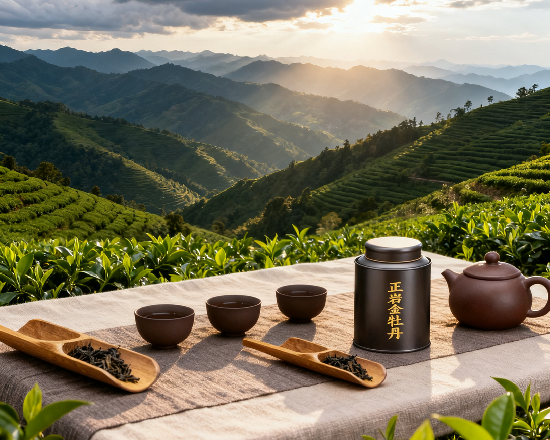 Gongfu tea brewing method for Jin Mu Dan Cliff Oolong