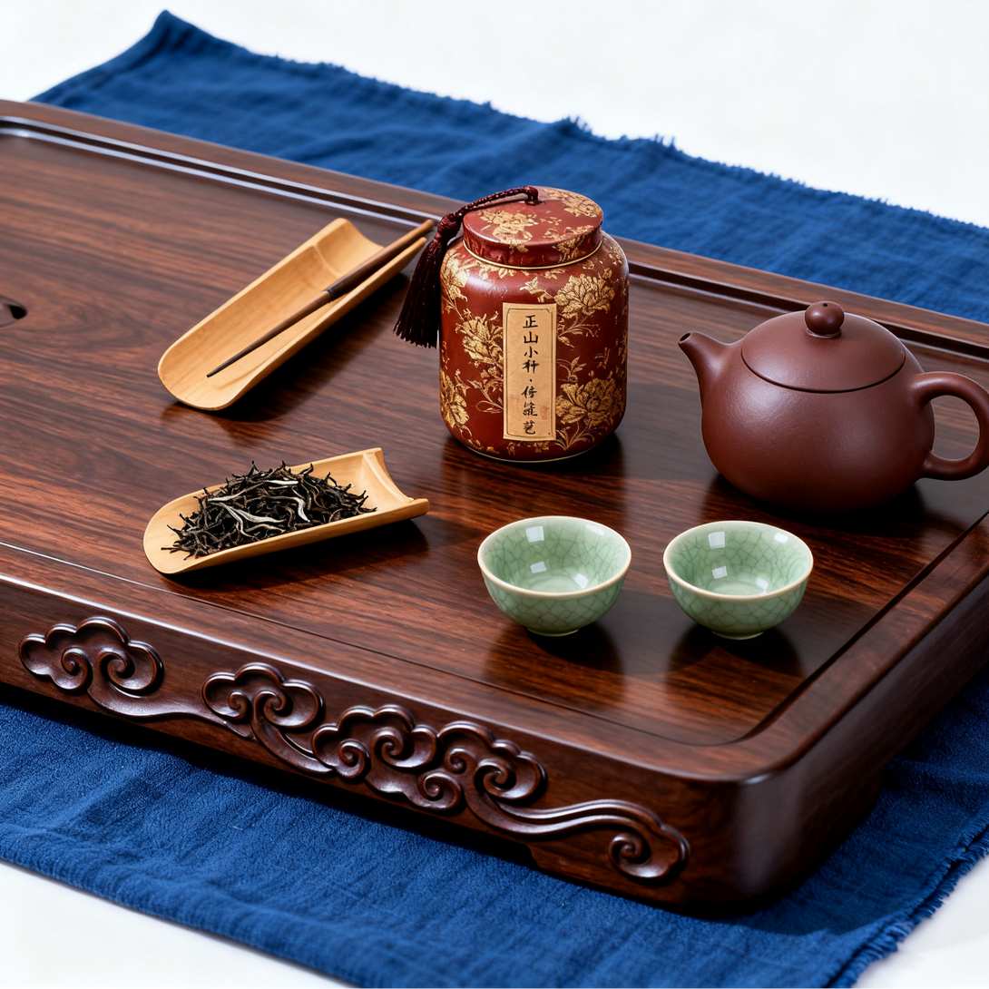 Traditional Lapsang Souchong Black Tea gift set for tea lovers