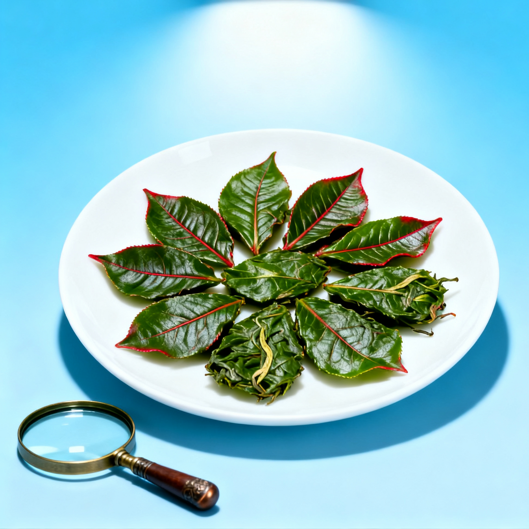 Vintage ripe pu-erh tea cake from Yunnan