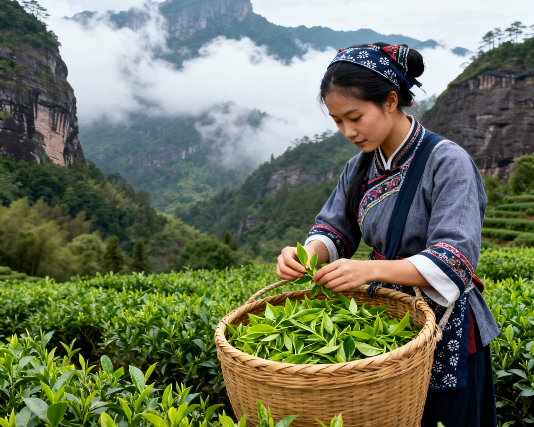 Premium Bai Rui Xiang Yancha brewed in porcelain gaiwan