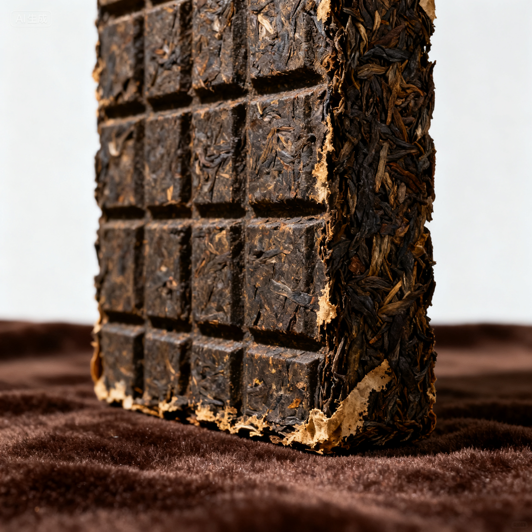 Collectible 1kg Fu Hai Pu-erh Tea Brick from 1998